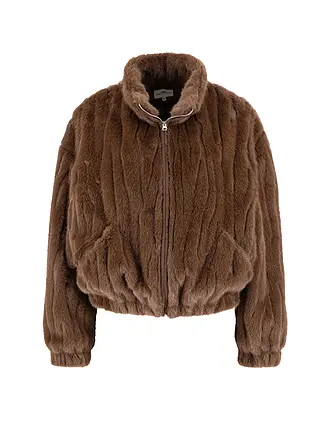 FYNCH HATTON | Jacke in Felloptik | 